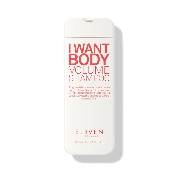 I Want Body - szulfátmentes, parabénmentes volumennövelő sampon 300 ML