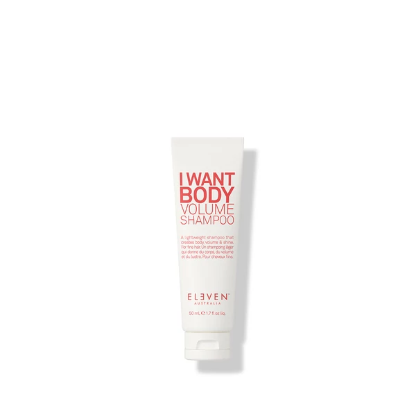 I Want Body - szulfátmentes, parabénmentes volumennövelő sampon 50 ML - utazó méret