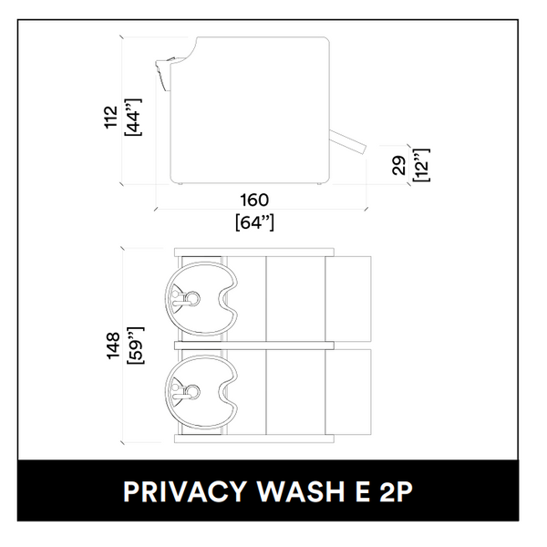 Kép 2/2 - PRIVACY WASH E 2P