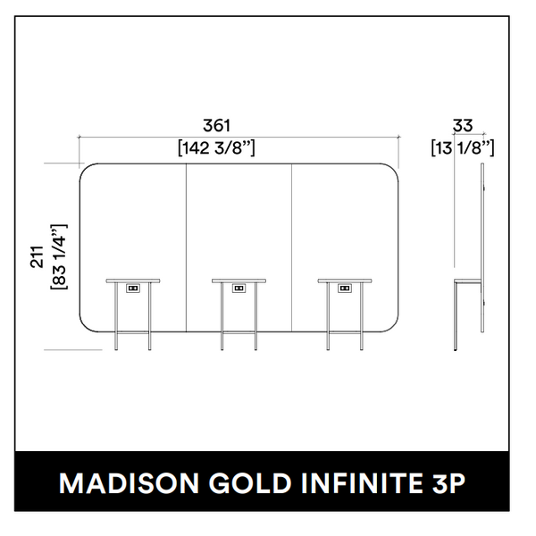 Kép 2/2 - MADISON GOLD INFINITE 3P