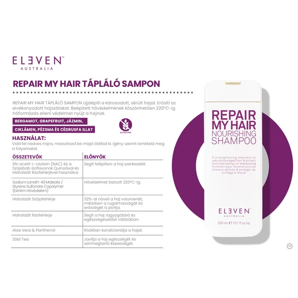 Kép 2/2 - Repair my hair - Tápláló Sampon 50 ml - utazó méret