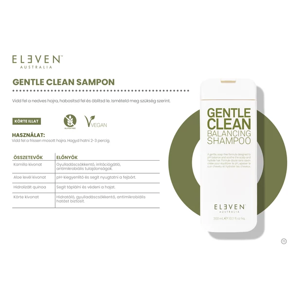 Kép 2/2 - Gentle Clean sampon szappanmentes formula 300ml