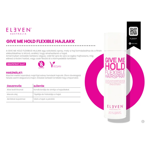 Kép 2/2 - Give Me Hold - Flexibilis Hajlakk 50ml környezetkímélő hajtógázzal - utazó méret