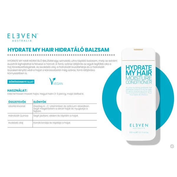 Kép 2/2 - Hydrate My Hair - hidratáló balzsam 300 ML