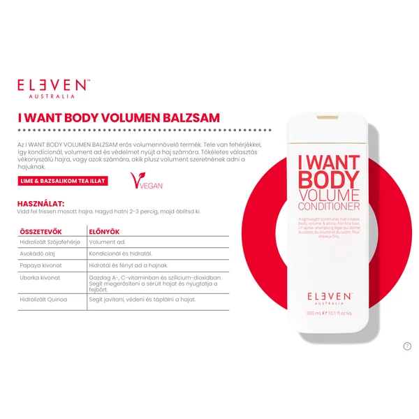 Kép 2/2 - I Want Body - volumennövelő balzsam 500 ML