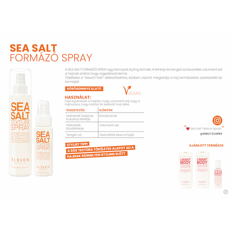 Sea Salt tengeri só spray 50ml - utazó méret
