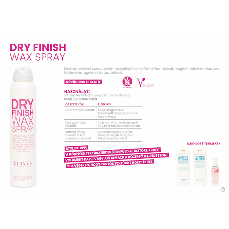 Dry Finish WAX Spray 200 ml