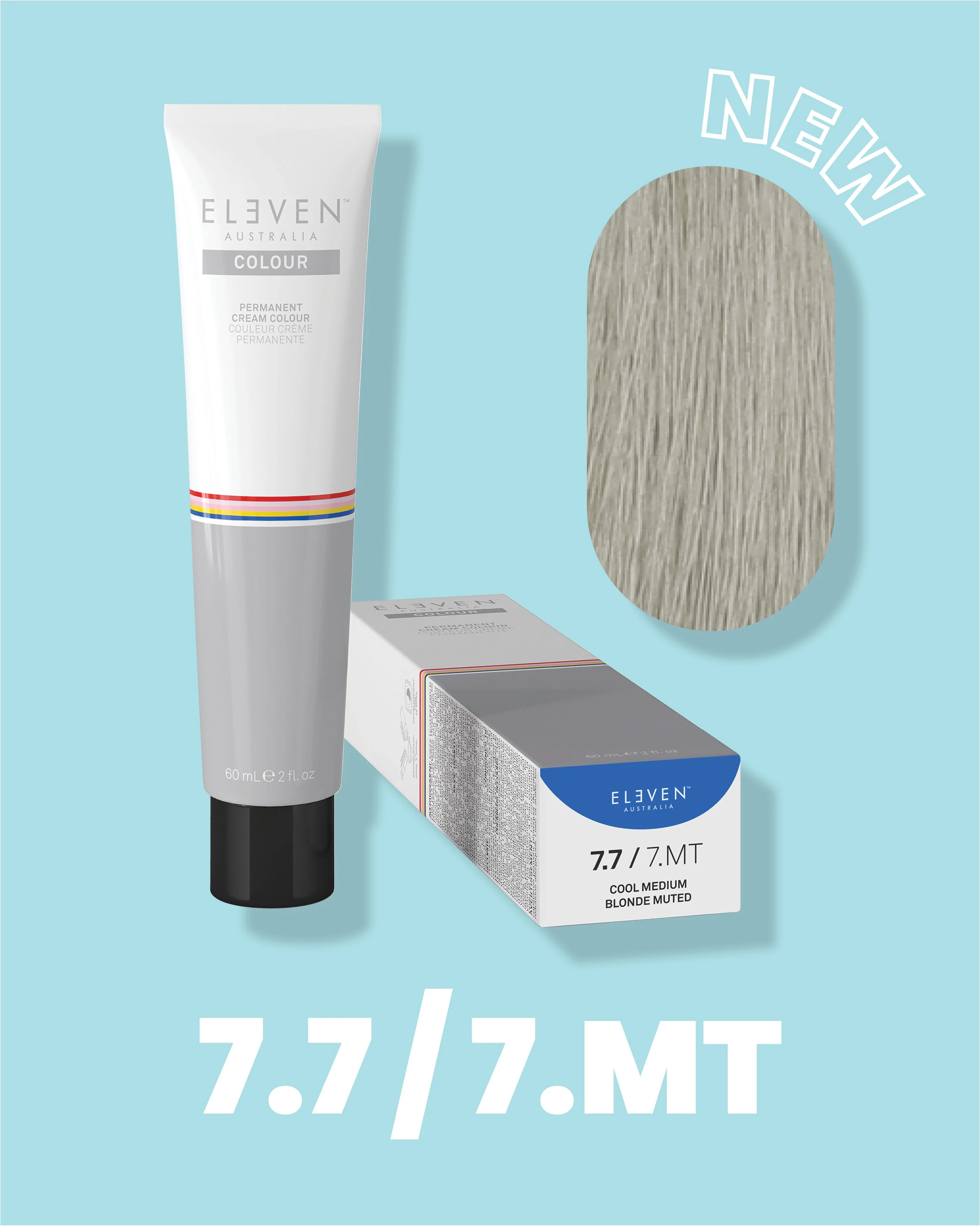 7.7 Cool Medium Blonde 60ml krém hajfesték