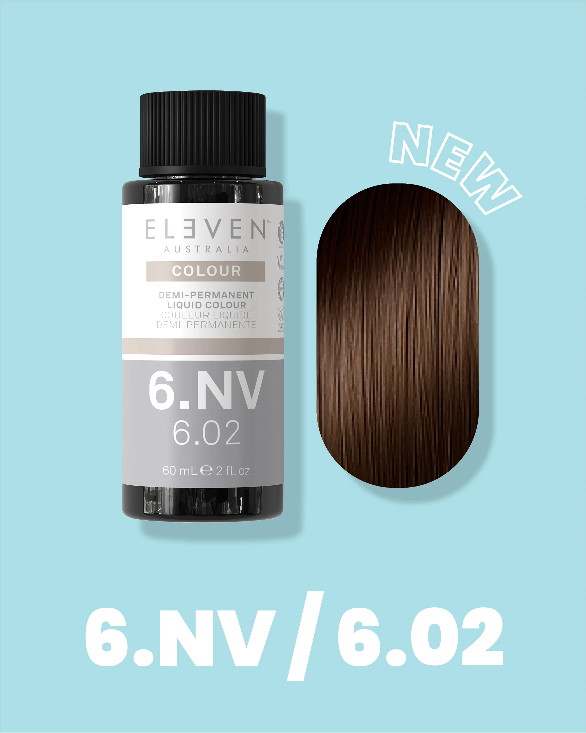6.02 Természetes sötét szőke Violett színező 60ml  